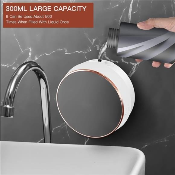 Automatic Soap Dispenser Foaming Hand Free WallMount Foam Rechargeable Dispenser - Picture 4 of 6
